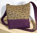 Purple Grapevine Crossbody Messenger