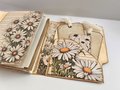 One-of-a-Kind Daisy Themed File Folder Journal 