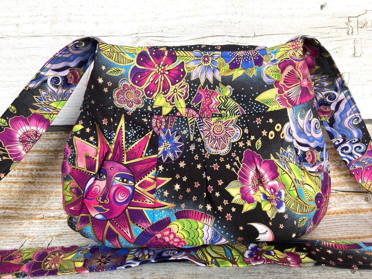 Zodiac Pleated Small Crossbody Purse